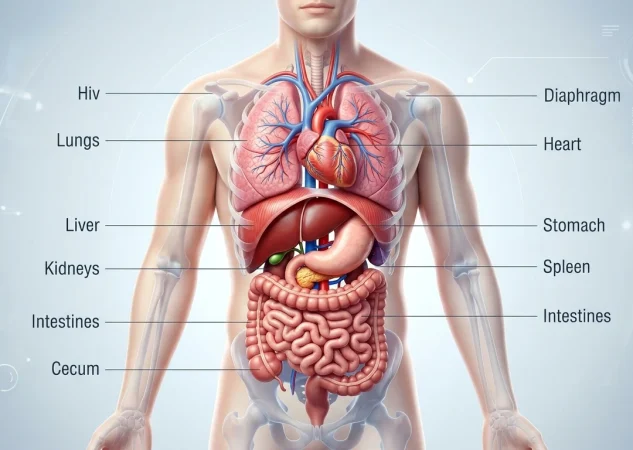 Orgány v lidském těle: Přehledná anatomie, uložení vnitřních orgánů a jejich funkce